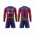 Camisola FC Barcelona Criança Equipamento Primeiro 2023-2024 Manga Comprida